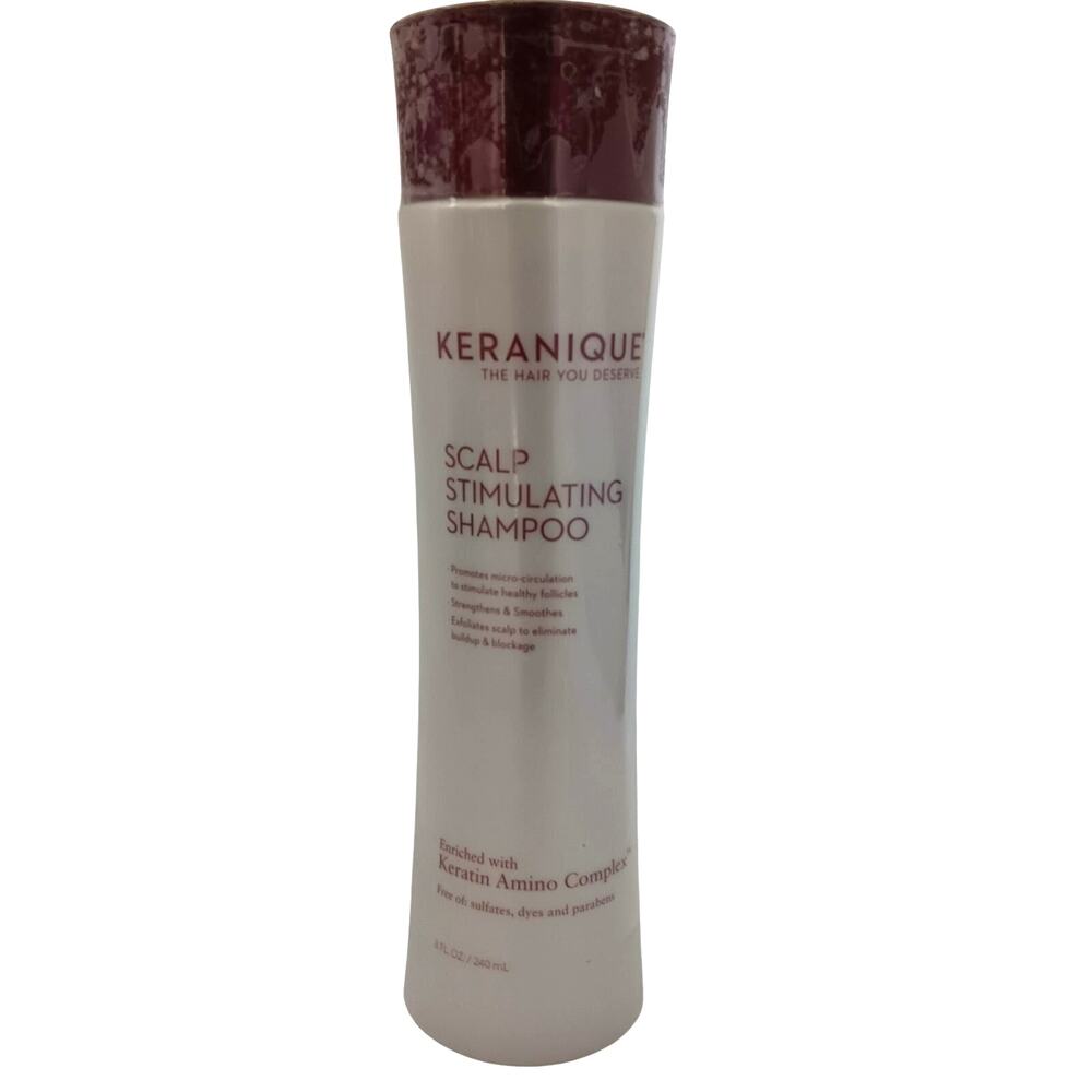 Keranique Scalp Stimulating Shampoo 8 oz NEW Sealed Strengthen Thicken Hair